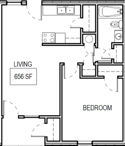 One Bedroom / One Bath 