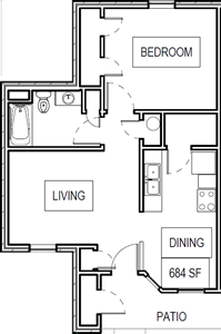One Bedroom / One Bath 