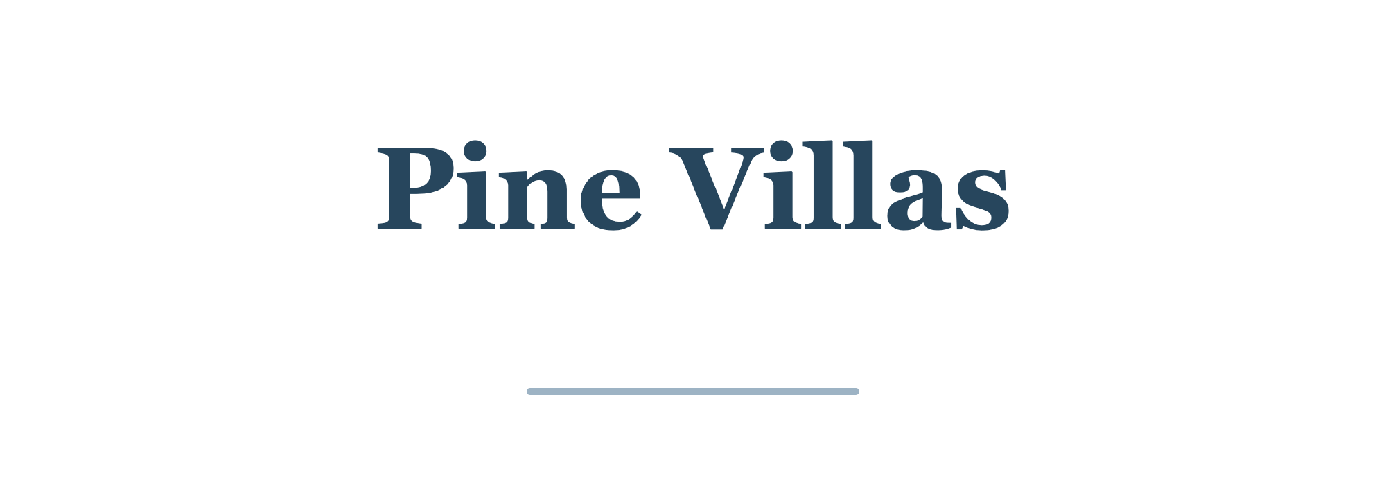 Pine Villas logo