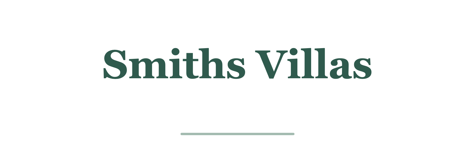 Smiths Villas logo