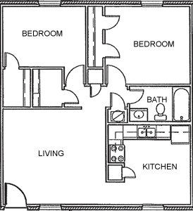 Two Bedroom / One Bath