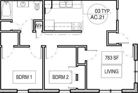 Two Bedroom / One Bath