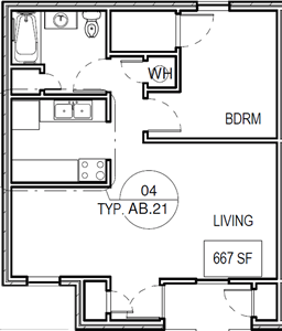 One Bedroom / One Bath 