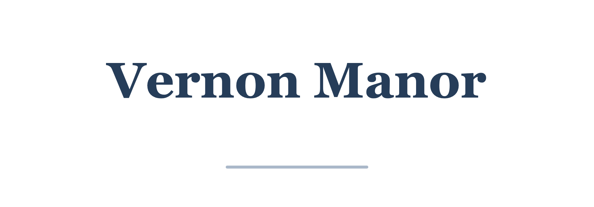 Vernon Manor logo