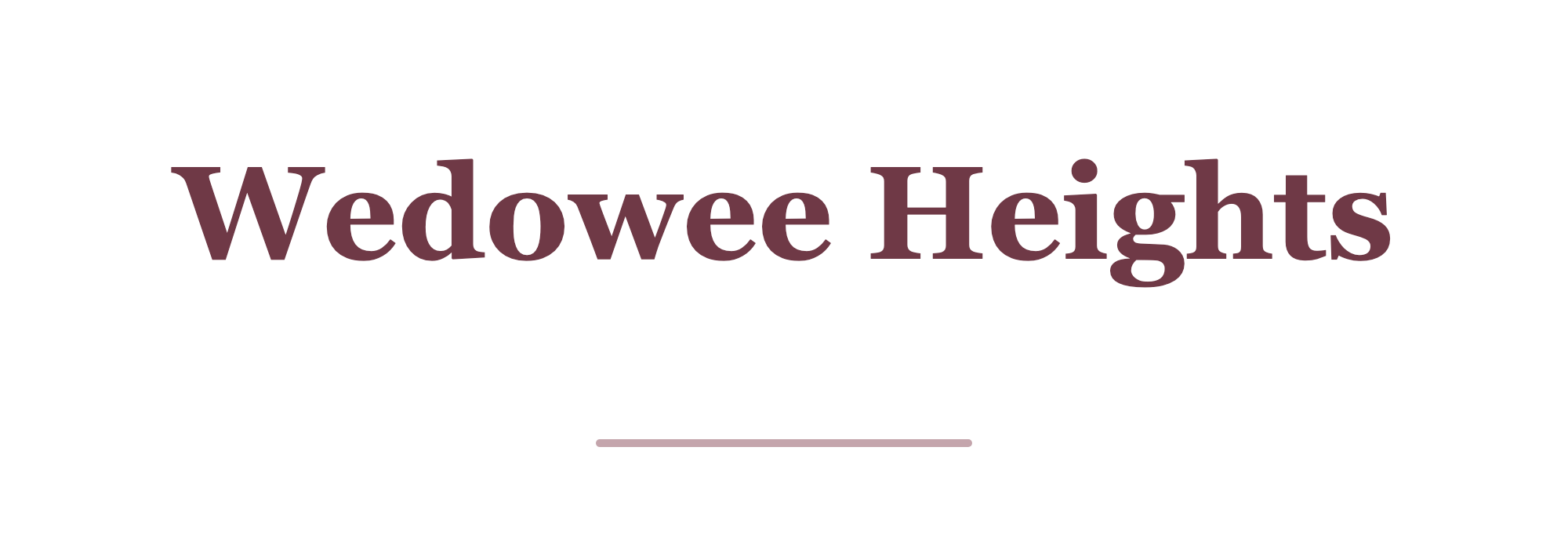 Wedowee Heights logo