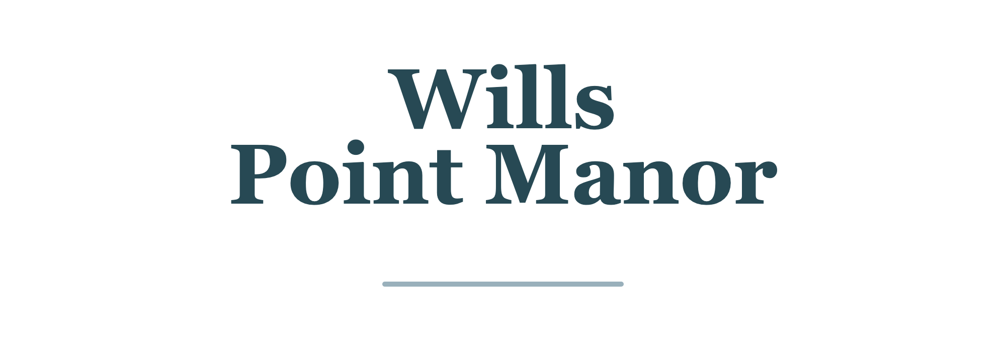 Wills Point Manor logo