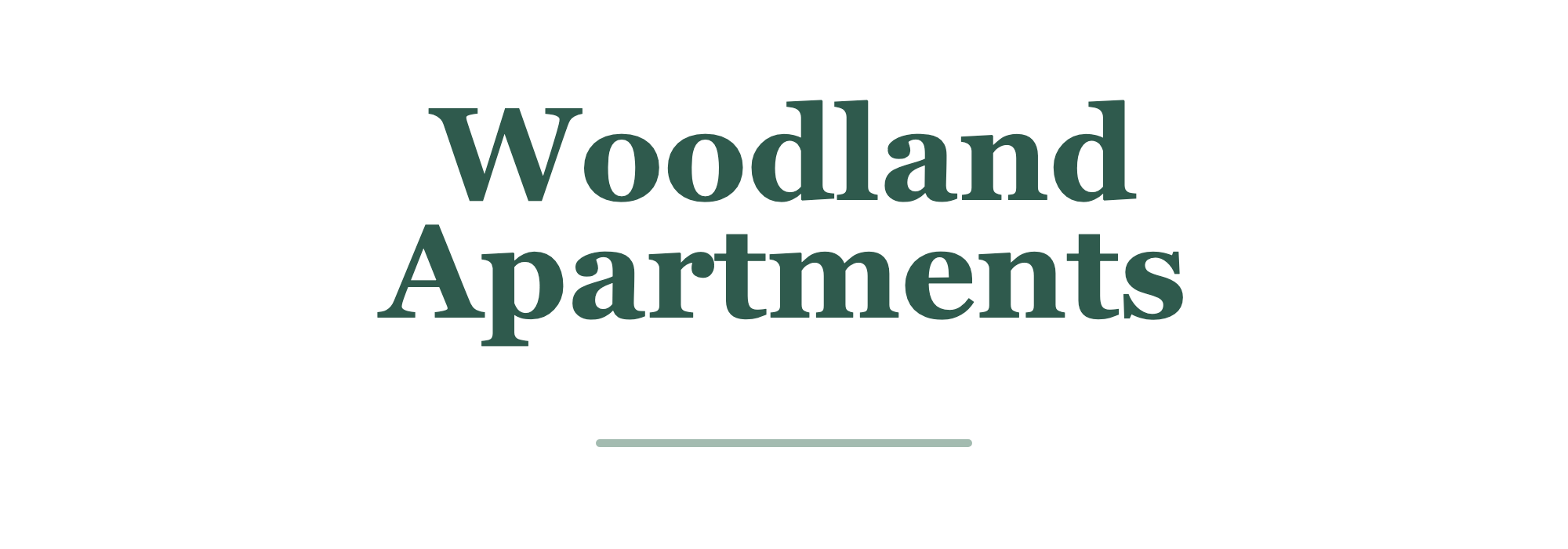 Woodland Apartments logo